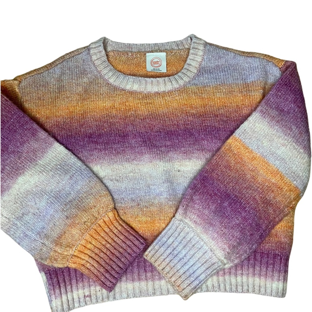 Wool sweater for girls sz 4/5 xs multicolor